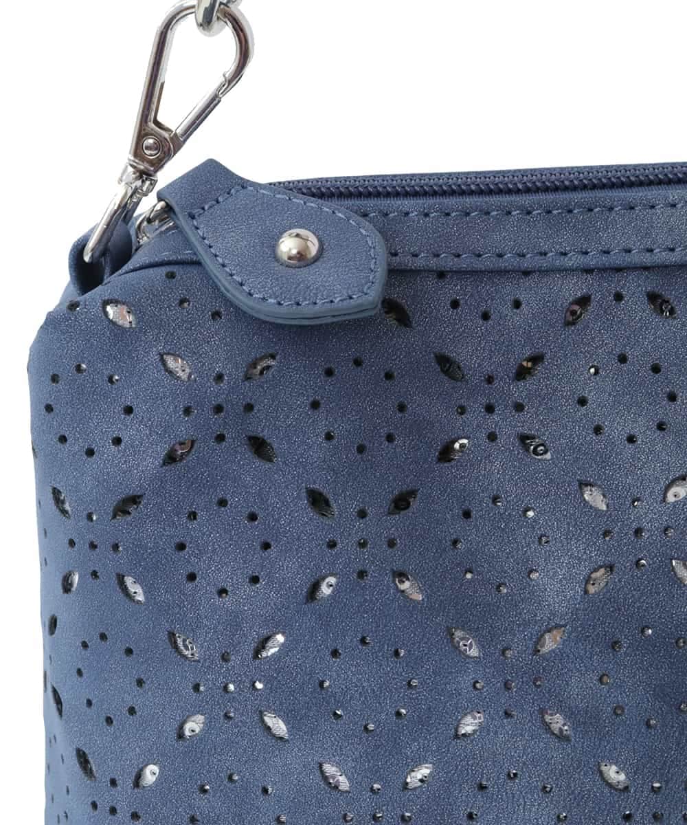 BPYAV01100 MK MICHEL KLEIN BAG(MK ミッシェルクラン バッグ) 【2WAY】パンチングデザインミニショルダーバッグ イエロー