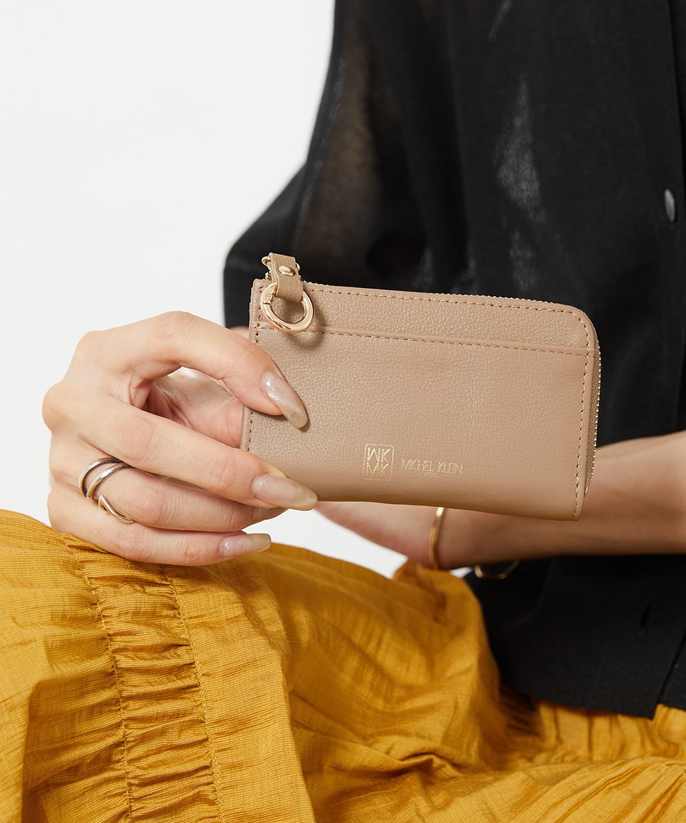 BPYAV21100 MK MICHEL KLEIN BAG 牛革マルチカードケース