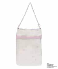 BPYED04040 MK MICHEL KLEIN BAG(MK ミッシェルクラン バッグ) 【PEANUTS】マルチケース ライトグレー