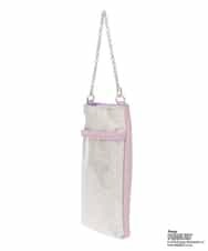 BPYED04040 MK MICHEL KLEIN BAG(MK ミッシェルクラン バッグ) 【PEANUTS】マルチケース ライトグレー