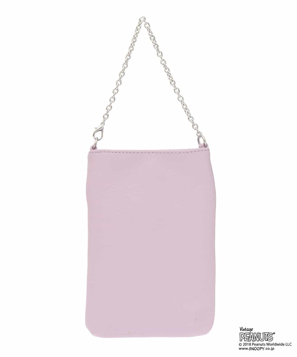 BPYED04040 MK MICHEL KLEIN BAG(MK ミッシェルクラン バッグ) 【PEANUTS】マルチケース ライトグレー