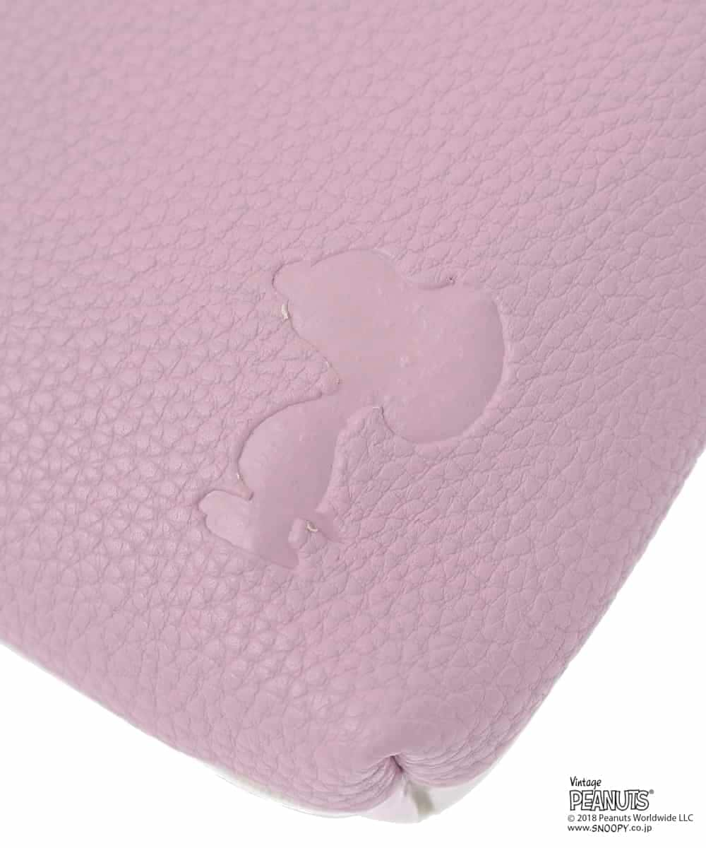 BPYED04040 MK MICHEL KLEIN BAG(MK ミッシェルクラン バッグ) 【PEANUTS】マルチケース ライトグレー