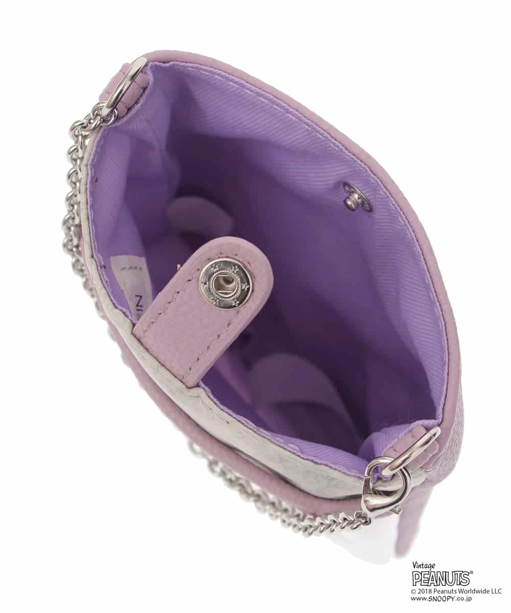 BPYED04040 MK MICHEL KLEIN BAG(MK ミッシェルクラン バッグ) 【PEANUTS】マルチケース ライトグレー
