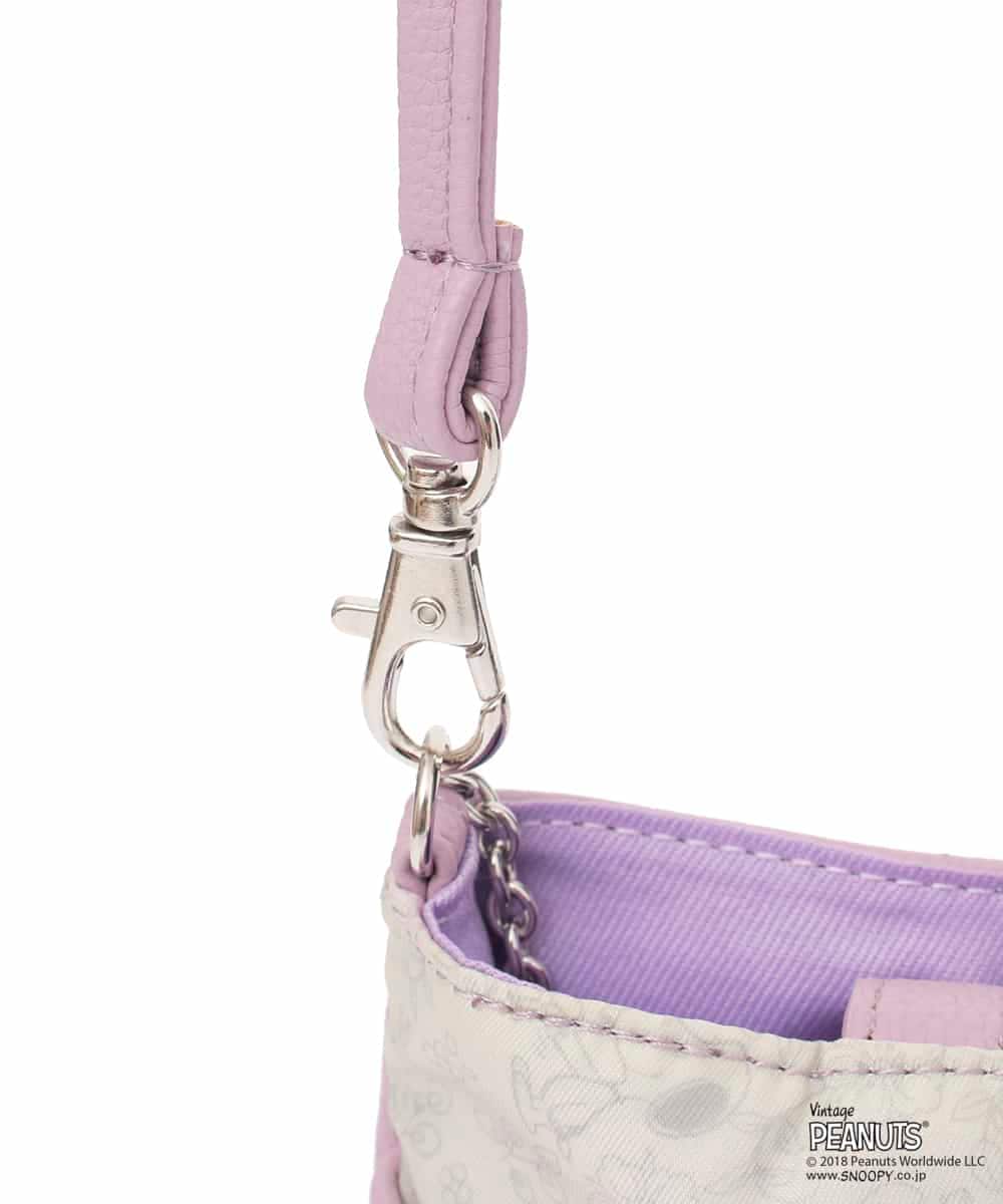 BPYED04040 MK MICHEL KLEIN BAG(MK ミッシェルクラン バッグ) 【PEANUTS】マルチケース ライトグレー