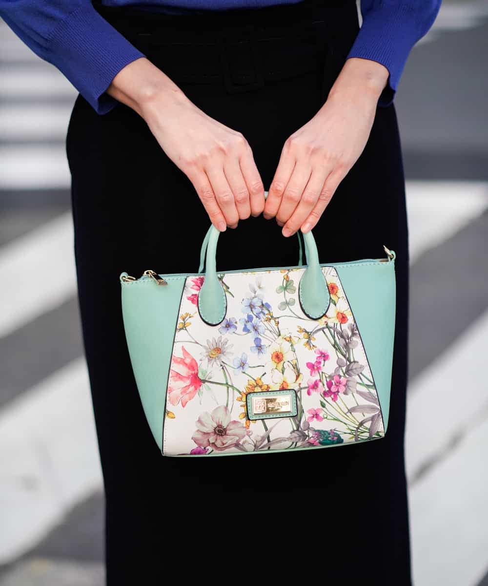 BPYEG03058 MK MICHEL KLEIN BAG(MK ミッシェルクラン バッグ) 【2WAY】フラワープリントバッグ ピンク