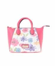 BPYEG03058 MK MICHEL KLEIN BAG(MK ミッシェルクラン バッグ) 【2WAY】フラワープリントバッグ ピンク