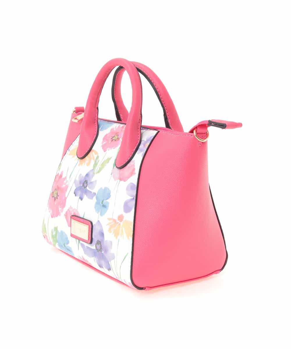 BPYEG03058 MK MICHEL KLEIN BAG(MK ミッシェルクラン バッグ) 【2WAY】フラワープリントバッグ ピンク