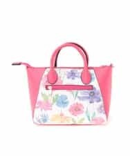 BPYEG03058 MK MICHEL KLEIN BAG(MK ミッシェルクラン バッグ) 【2WAY】フラワープリントバッグ ピンク