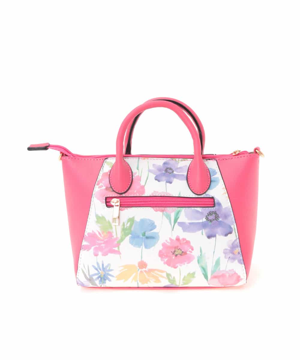 BPYEG03058 MK MICHEL KLEIN BAG(MK ミッシェルクラン バッグ) 【2WAY】フラワープリントバッグ ピンク