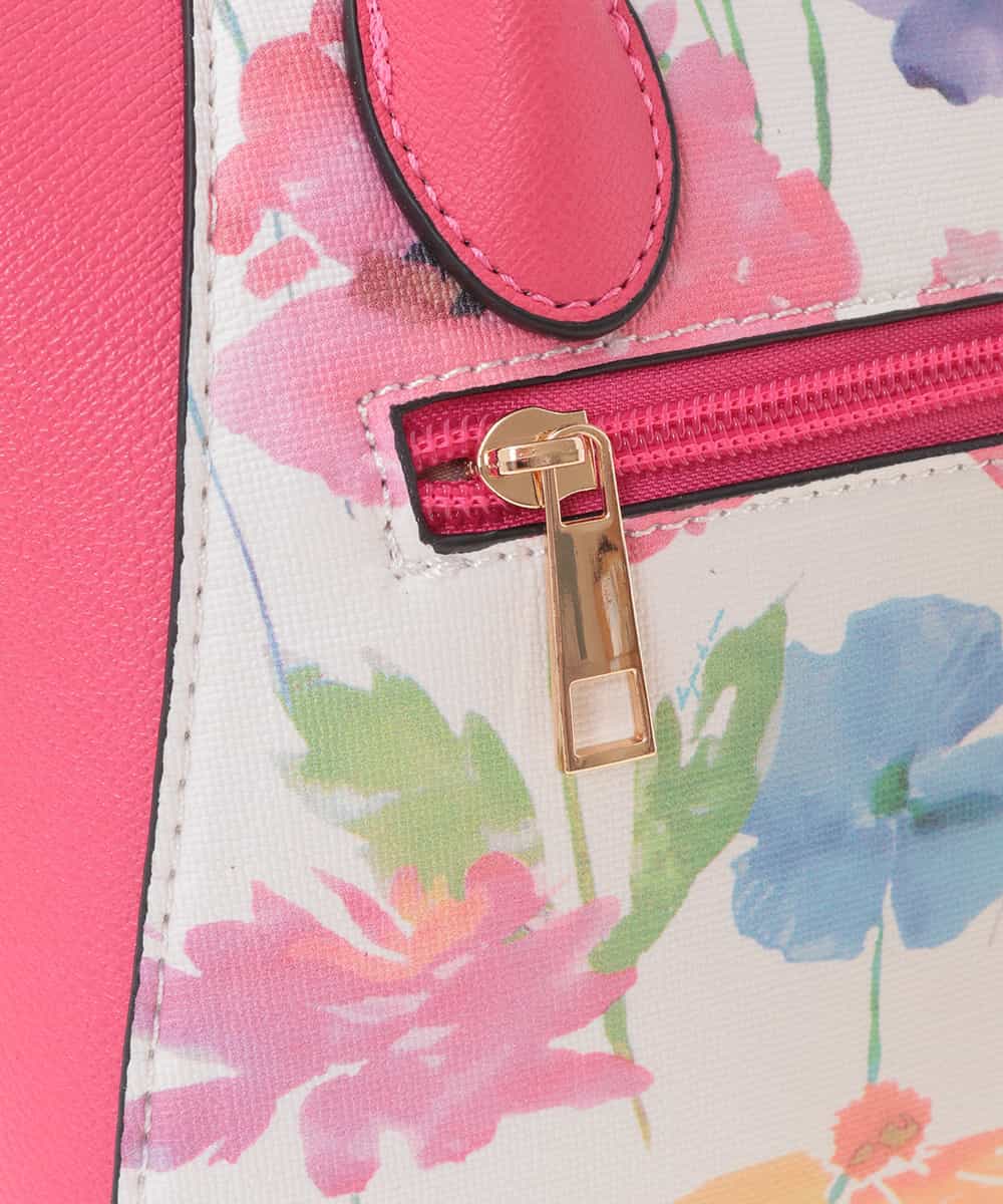 BPYEG03058 MK MICHEL KLEIN BAG(MK ミッシェルクラン バッグ) 【2WAY】フラワープリントバッグ ピンク