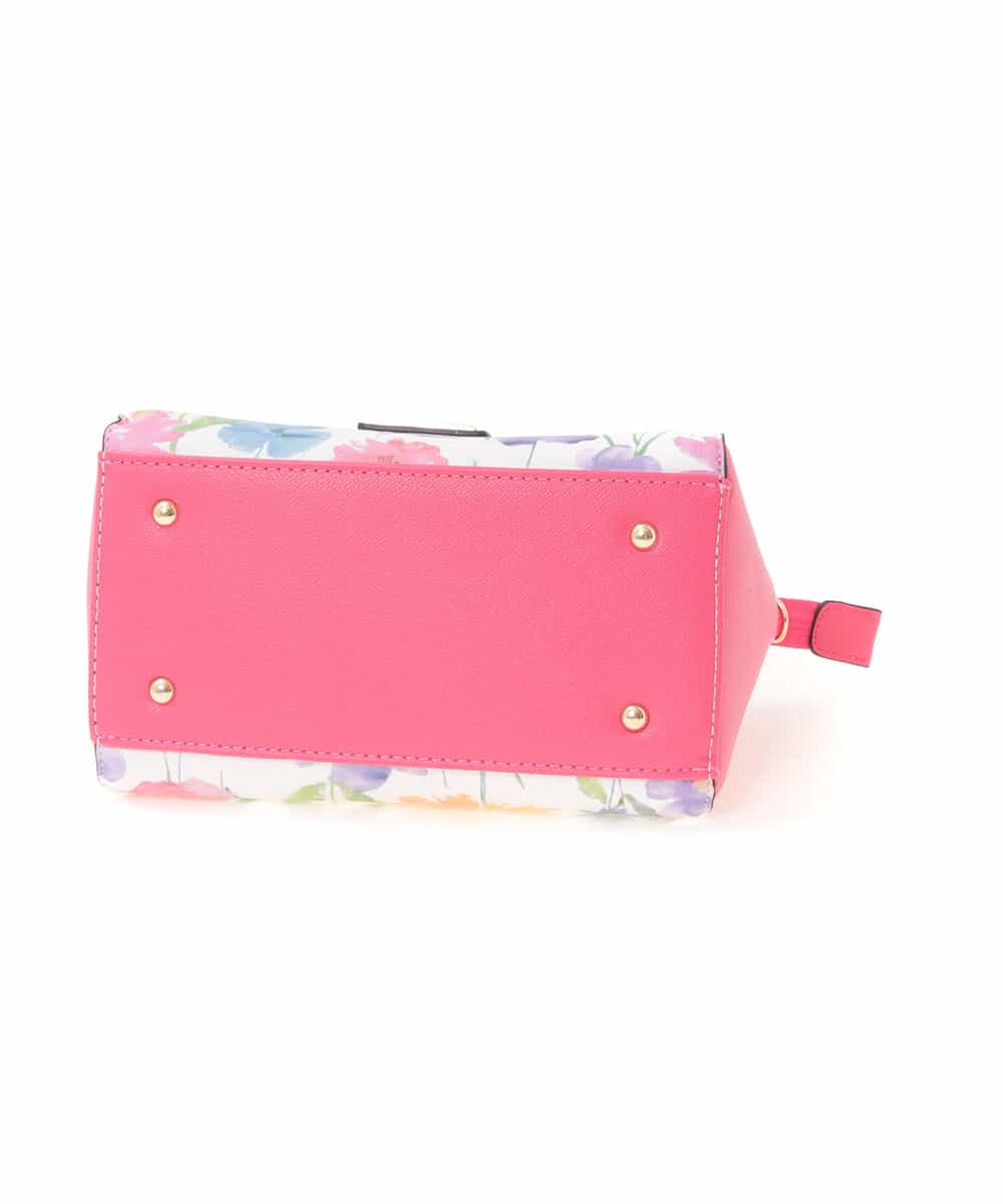 BPYEG03058 MK MICHEL KLEIN BAG(MK ミッシェルクラン バッグ) 【2WAY】フラワープリントバッグ ピンク