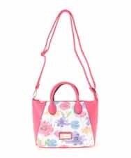 BPYEG03058 MK MICHEL KLEIN BAG(MK ミッシェルクラン バッグ) 【2WAY】フラワープリントバッグ ピンク
