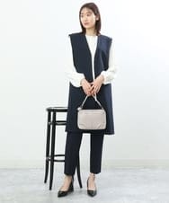 BPYES21100 MK MICHEL KLEIN BAG(MK ミッシェルクラン バッグ) [2WAY]編みハンドルデザインバッグ グレー