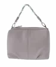 BPYES21100 MK MICHEL KLEIN BAG(MK ミッシェルクラン バッグ) [2WAY]編みハンドルデザインバッグ グレー