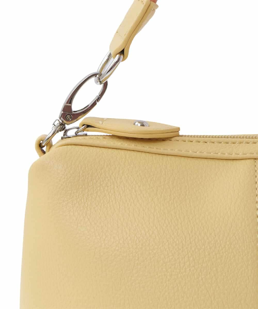 BPYES21100 MK MICHEL KLEIN BAG(MK ミッシェルクラン バッグ) [2WAY]編みハンドルデザインバッグ グレー