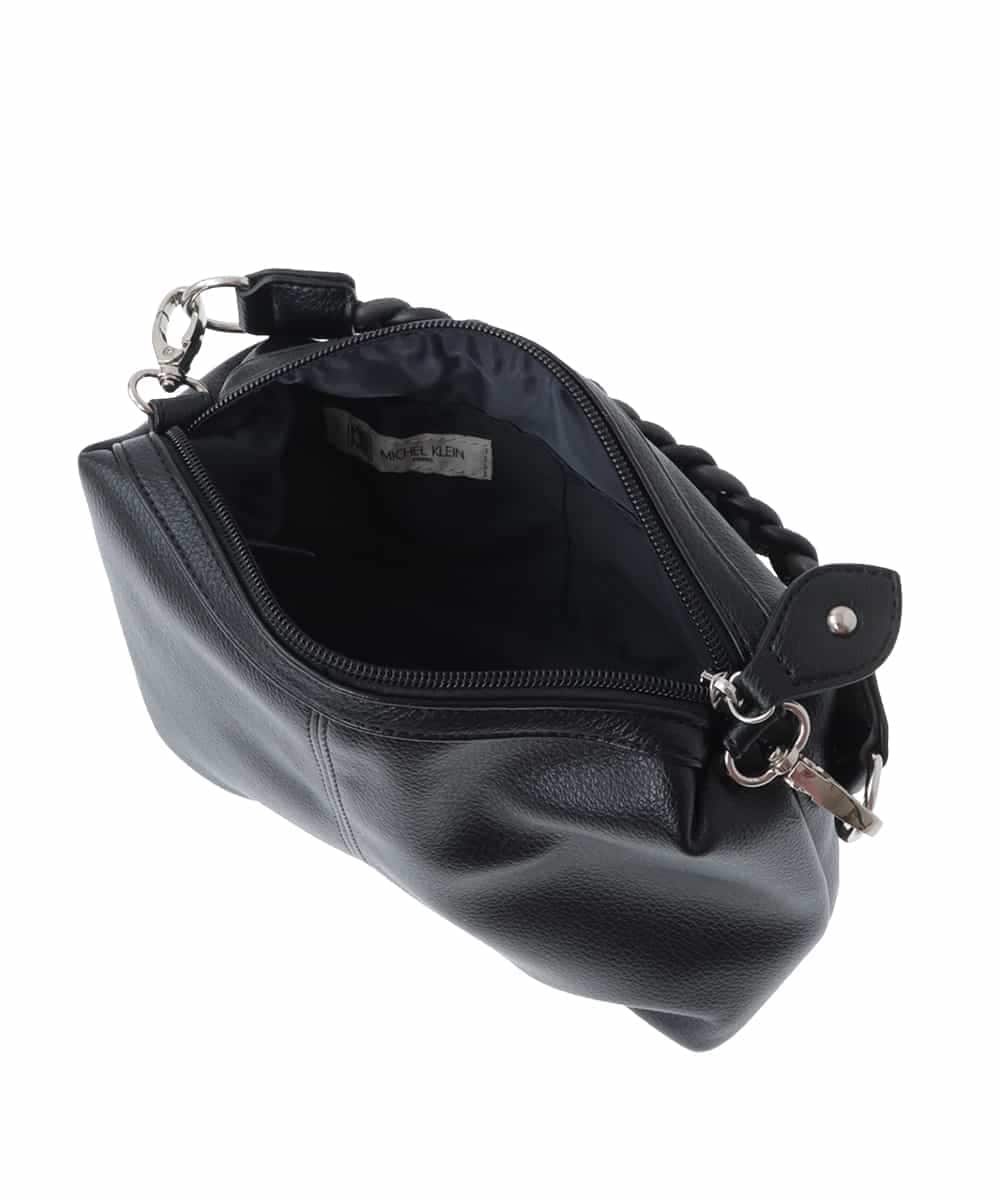 BPYES21100 MK MICHEL KLEIN BAG(MK ミッシェルクラン バッグ) [2WAY]編みハンドルデザインバッグ グレー