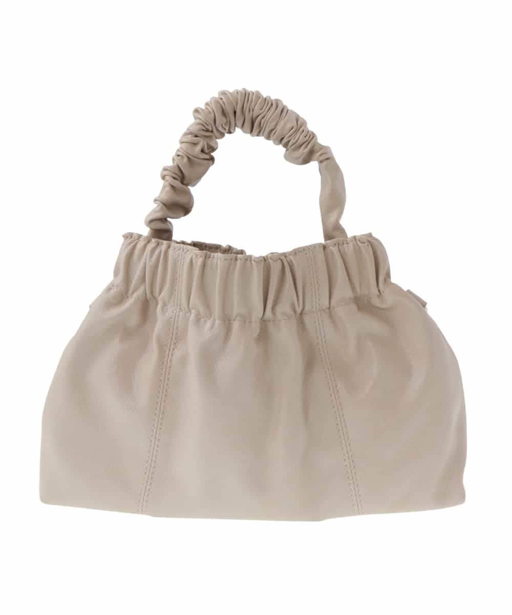 BPYES22090 MK MICHEL KLEIN BAG(MK ミッシェルクラン バッグ) [2WAY]シャーリングデザインバッグ ベージュ
