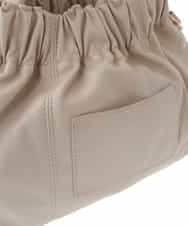 BPYES22090 MK MICHEL KLEIN BAG(MK ミッシェルクラン バッグ) [2WAY]シャーリングデザインバッグ ベージュ