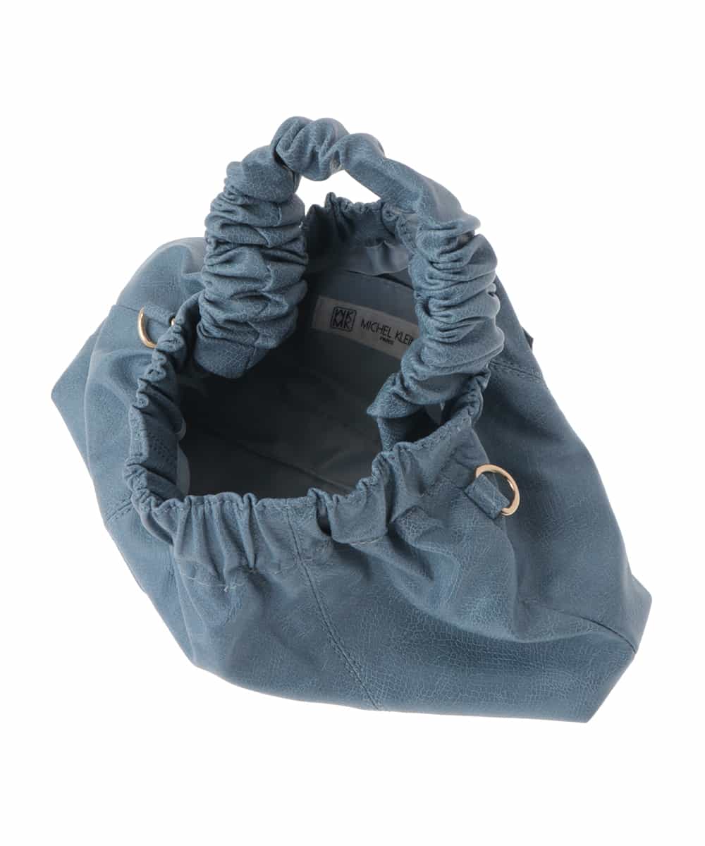 BPYES22090 MK MICHEL KLEIN BAG(MK ミッシェルクラン バッグ) [2WAY]シャーリングデザインバッグ ベージュ
