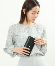 BPYES26150 MK MICHEL KLEIN BAG(MK ミッシェルクラン バッグ) フェイクレザーバイカラー長財布 ブラック