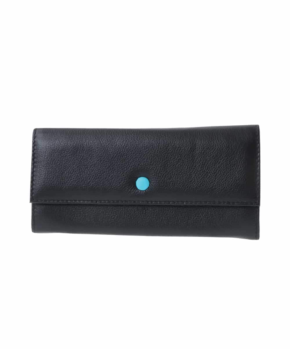 BPYES26150 MK MICHEL KLEIN BAG(MK ミッシェルクラン バッグ) フェイクレザーバイカラー長財布 ブラック