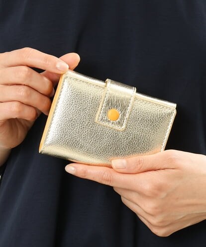 BPYES28130 MK MICHEL KLEIN BAG フェイクレザーバイカラー三つ折り財布