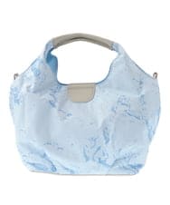 BPYEV21110 MK MICHEL KLEIN BAG(MK ミッシェルクラン バッグ) [2WAY]アートペイントデザインハンドバッグ オレンジ