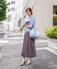 BPYEV21110 MK MICHEL KLEIN BAG(MK ミッシェルクラン バッグ) [2WAY]アートペイントデザインハンドバッグ オレンジ