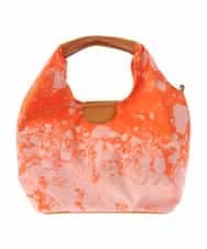 BPYEV21110 MK MICHEL KLEIN BAG(MK ミッシェルクラン バッグ) [2WAY]アートペイントデザインハンドバッグ オレンジ