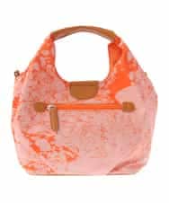 BPYEV21110 MK MICHEL KLEIN BAG(MK ミッシェルクラン バッグ) [2WAY]アートペイントデザインハンドバッグ オレンジ