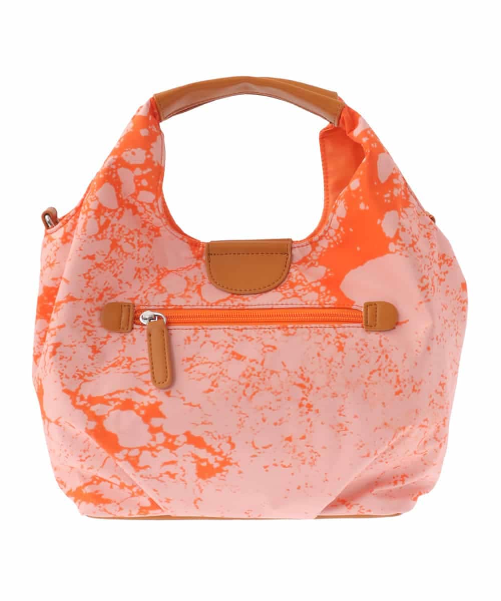 BPYEV21110 MK MICHEL KLEIN BAG(MK ミッシェルクラン バッグ) [2WAY]アートペイントデザインハンドバッグ オレンジ