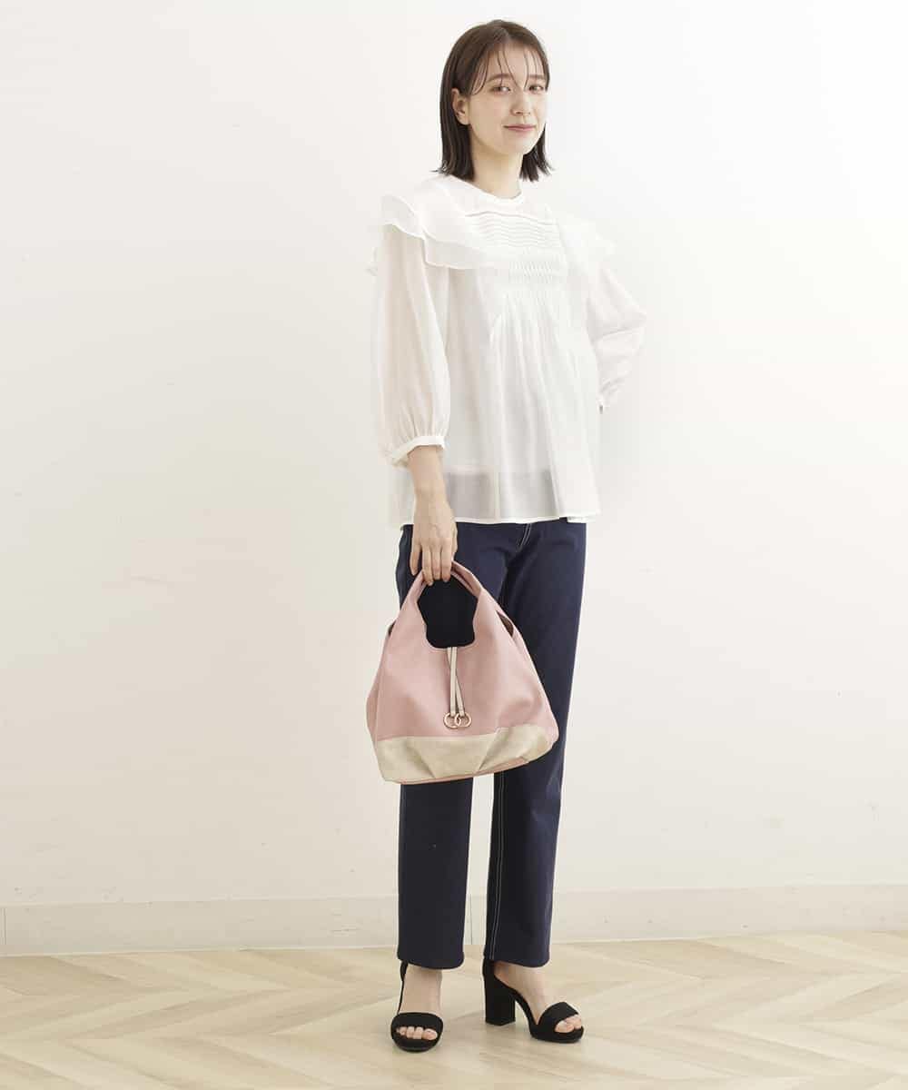 BPYGQ41068 MK MICHEL KLEIN BAG(MK ミッシェルクラン バッグ) バイカラーミニトート ピンク