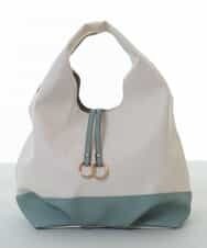 BPYGQ41068 MK MICHEL KLEIN BAG(MK ミッシェルクラン バッグ) バイカラーミニトート アイボリー
