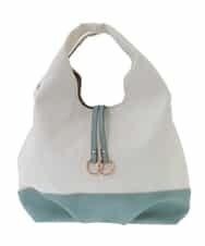 BPYGQ41068 MK MICHEL KLEIN BAG(MK ミッシェルクラン バッグ) バイカラーミニトート アイボリー
