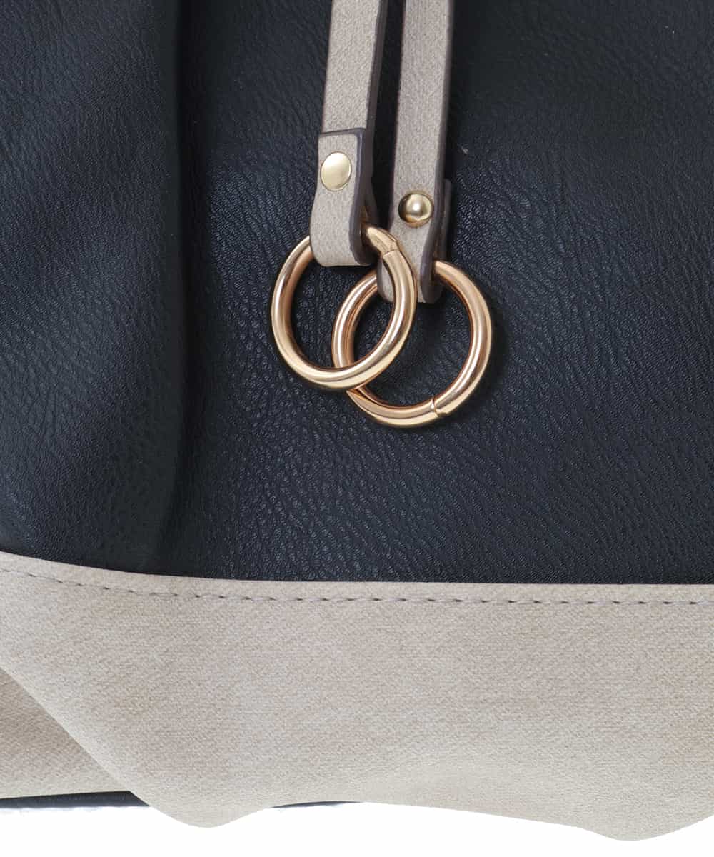 BPYGQ41068 MK MICHEL KLEIN BAG(MK ミッシェルクラン バッグ) バイカラーミニトート アイボリー