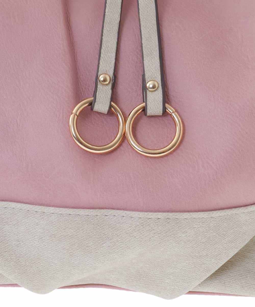 BPYGQ41068 MK MICHEL KLEIN BAG(MK ミッシェルクラン バッグ) バイカラーミニトート アイボリー