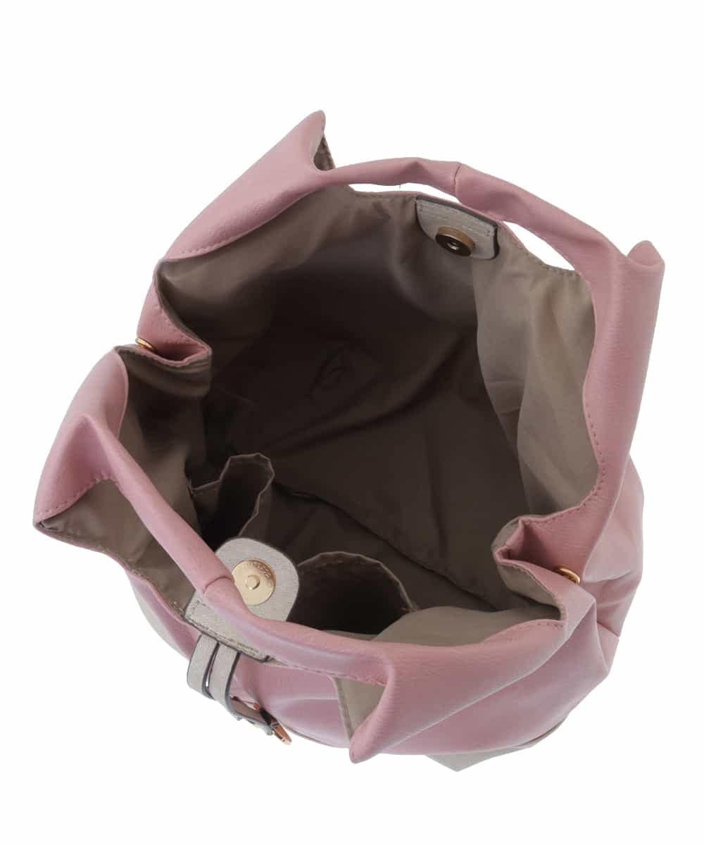 BPYGQ41068 MK MICHEL KLEIN BAG(MK ミッシェルクラン バッグ) バイカラーミニトート アイボリー