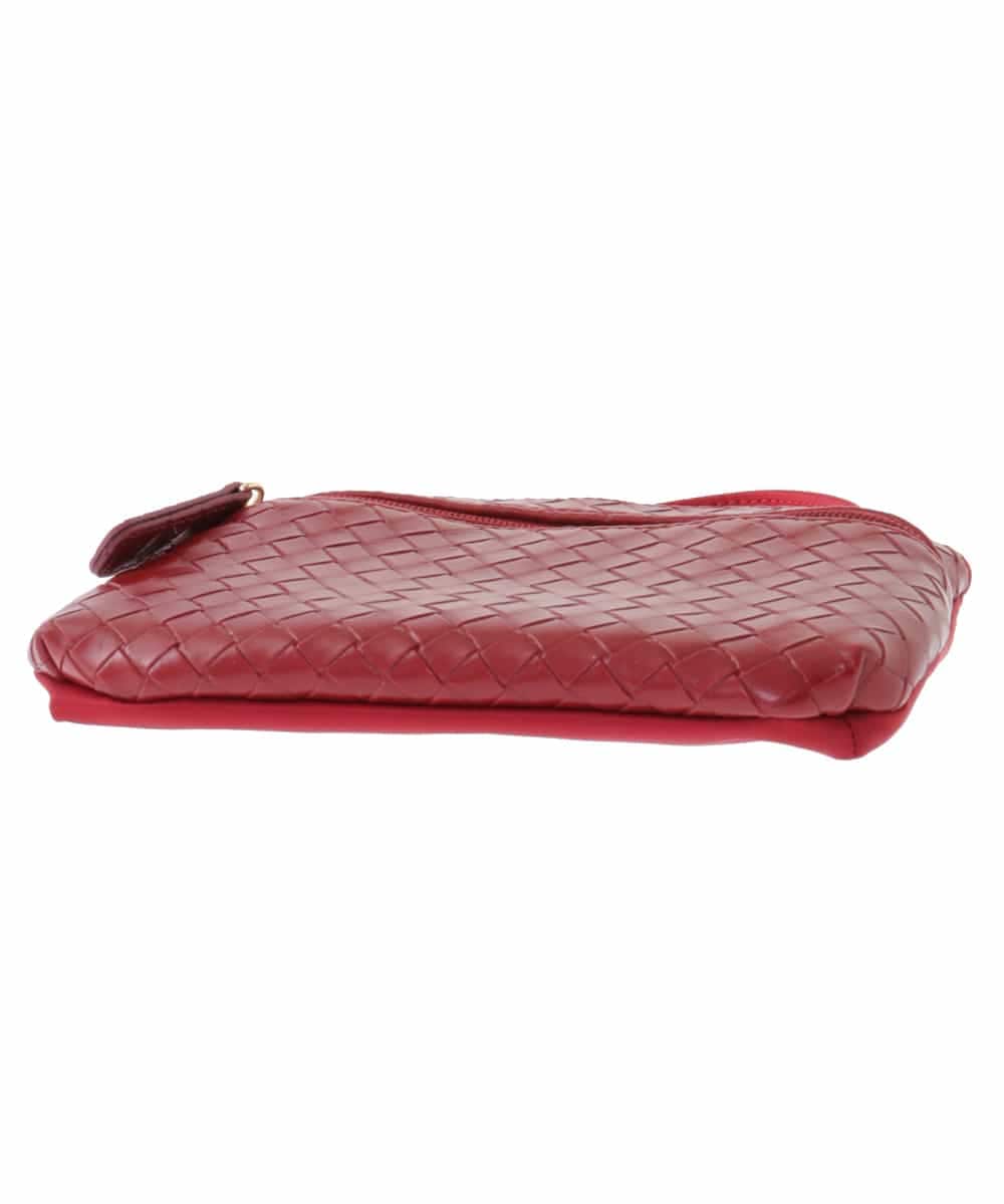 BPYJM81038 MK MICHEL KLEIN BAG(MK ミッシェルクラン バッグ) ストラップ付きミニポーチ レッド