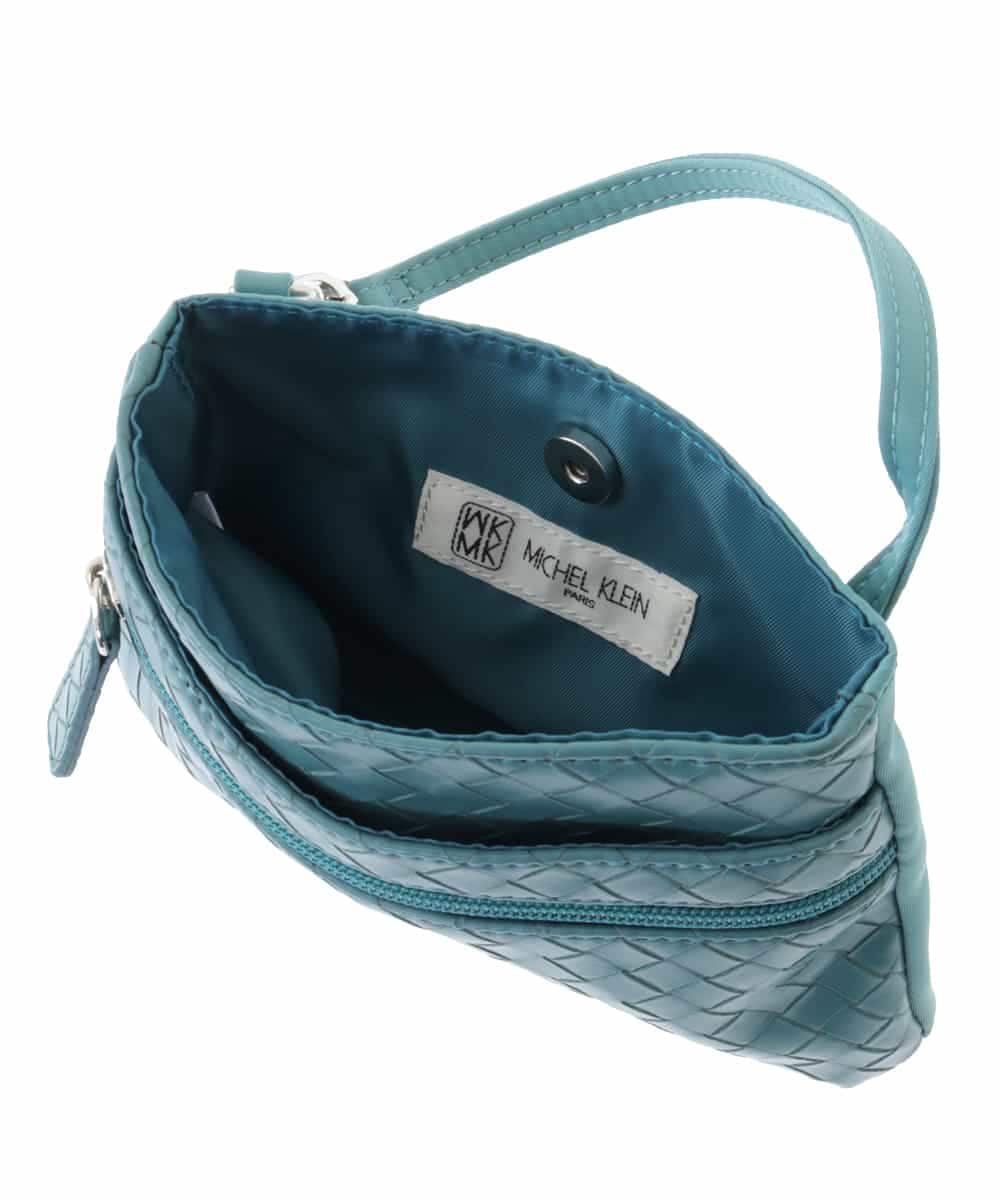 BPYJM81038 MK MICHEL KLEIN BAG(MK ミッシェルクラン バッグ) ストラップ付きミニポーチ レッド