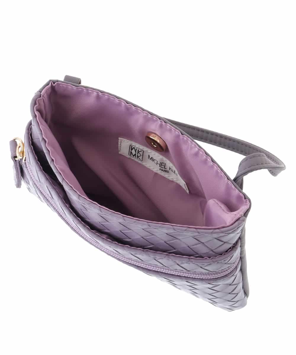 BPYJM81038 MK MICHEL KLEIN BAG(MK ミッシェルクラン バッグ) ストラップ付きミニポーチ レッド