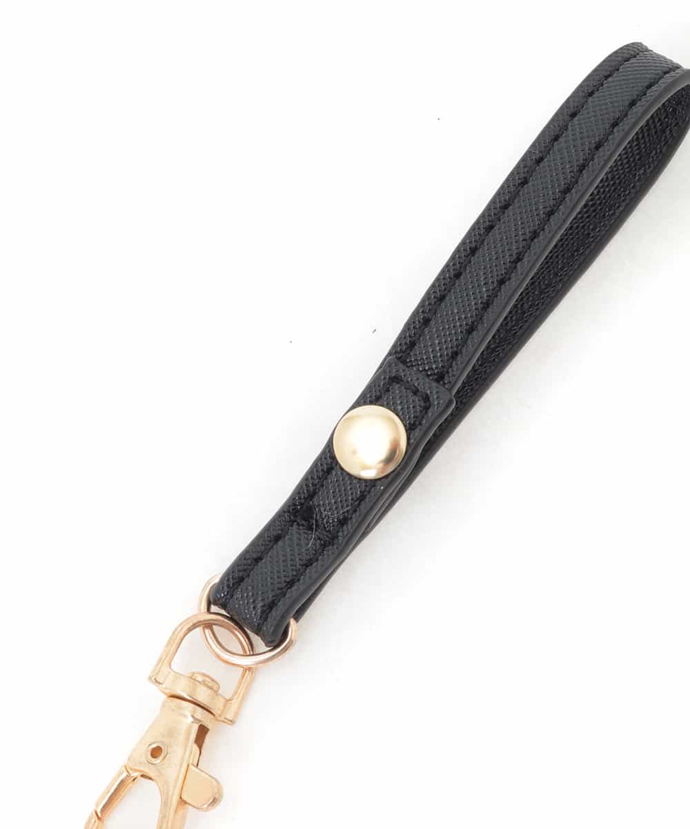 BPYLE43032 MK MICHEL KLEIN BAG(MK ミッシェルクラン バッグ) フラワープリントパスケース ブラック