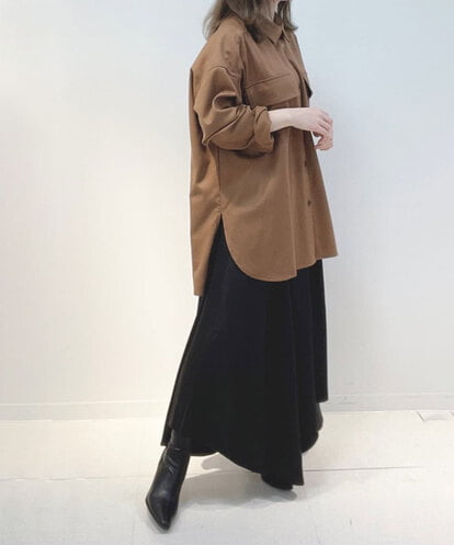 CABAR01137 blue serge ソフトタッチ　サキソニーシャツ