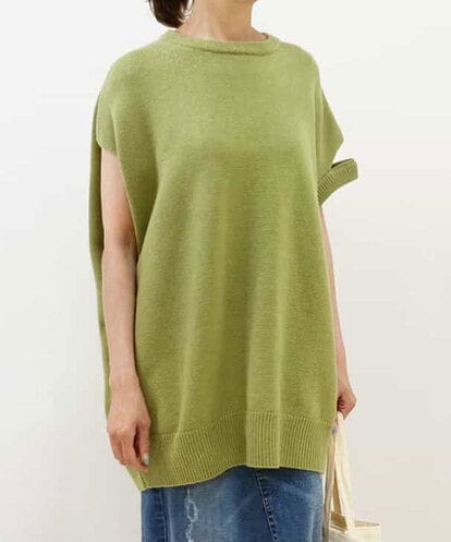 CAFAR05148 blue serge ECOスリットベスト
