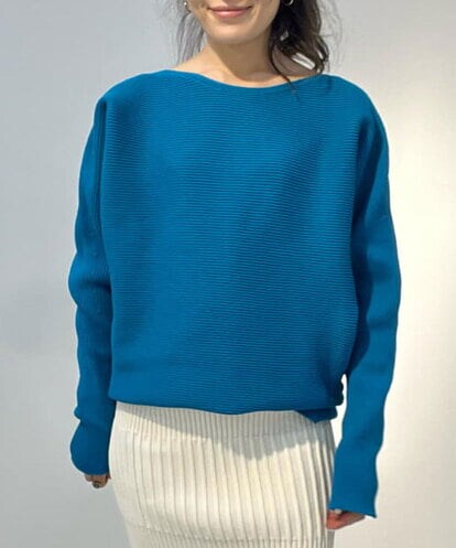 CAFGR03126 blue serge ホールガーメントドルマンスリーブ