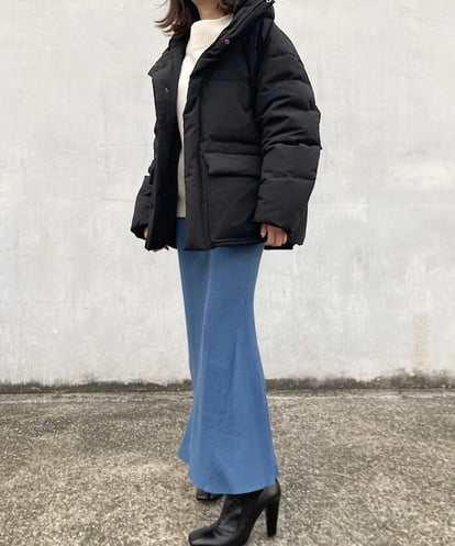 CAJAR01219 blue serge ダウンジャケット