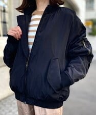 【DIESEL】フーデット MA-1 ジャケット　カーキ　L　ヴィンテージ加工