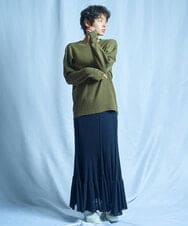 CAKAU02187 blue serge(ブルーサージ) SUVINサーマルパッチプルオーバー カーキ