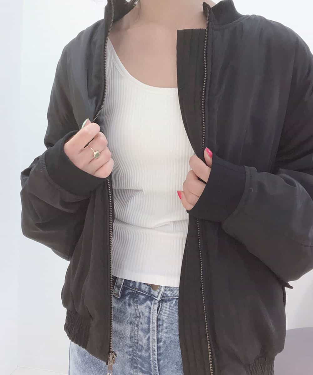 リブタンクトップ カップ付 カットソー Tシャツ Blue Serge ブルーサージ イトキンオンラインストア