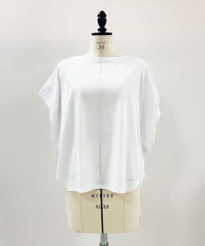 CAKGO12055 blue serge デザインスリットTシャツ[涼]