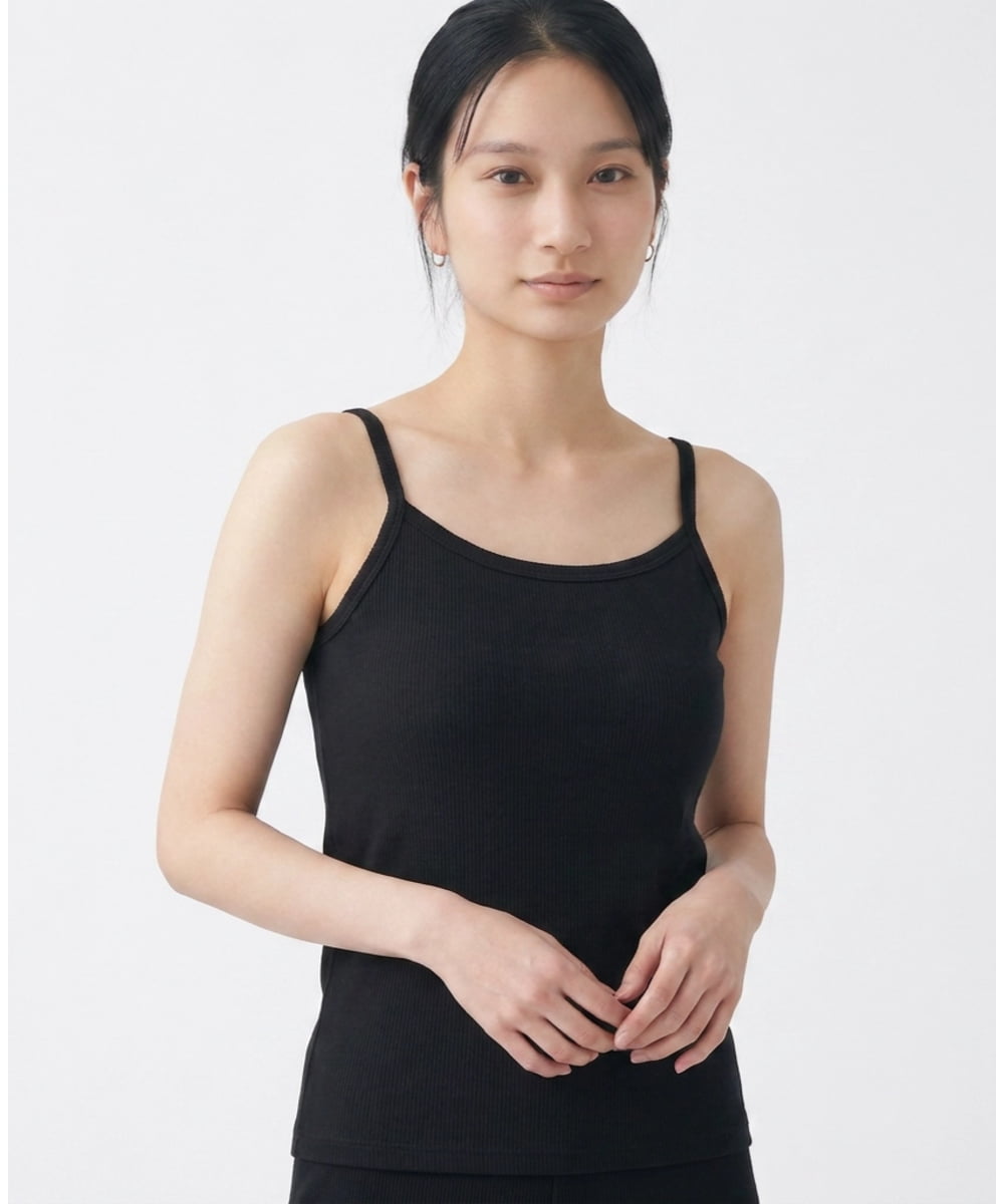 CAKID01054 Skinea(スキネア) モイストベーシックキャミ ブラック